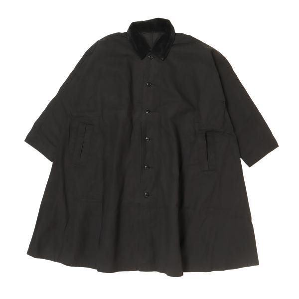 PORTER CLASSIC パラフィン コーデュロイ スウィングコート グレー 2