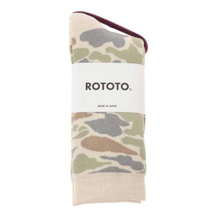 ROTOTO ロトト パイルカモクルーソックス