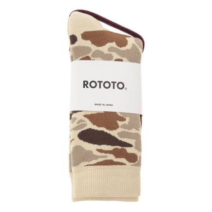 ROTOTO ロトト パイルカモクルーソックス