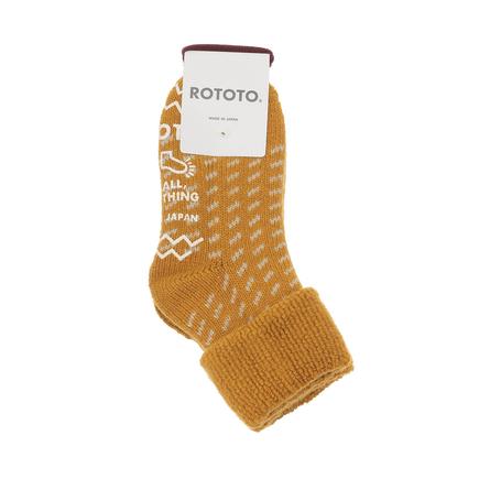 ROTOTO コンフィールームソックスバーズアイ