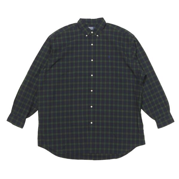 POLO RALPH LAUREN ビッグフィット ボタンダウンシャツ ブルー XL