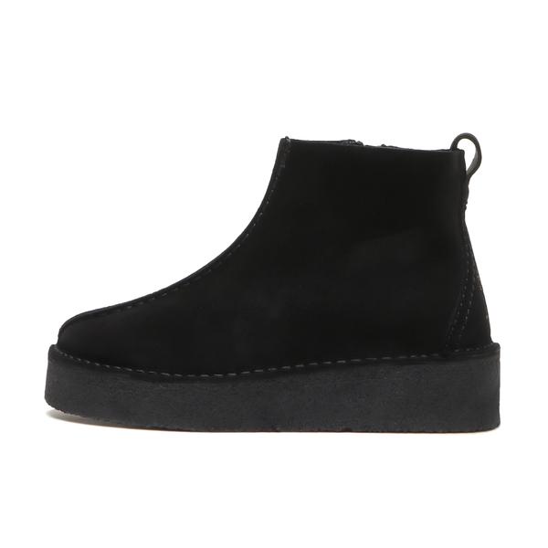 CLARKS ウィメンズ トレック ウエッジ ブーツ ブラック 22cm