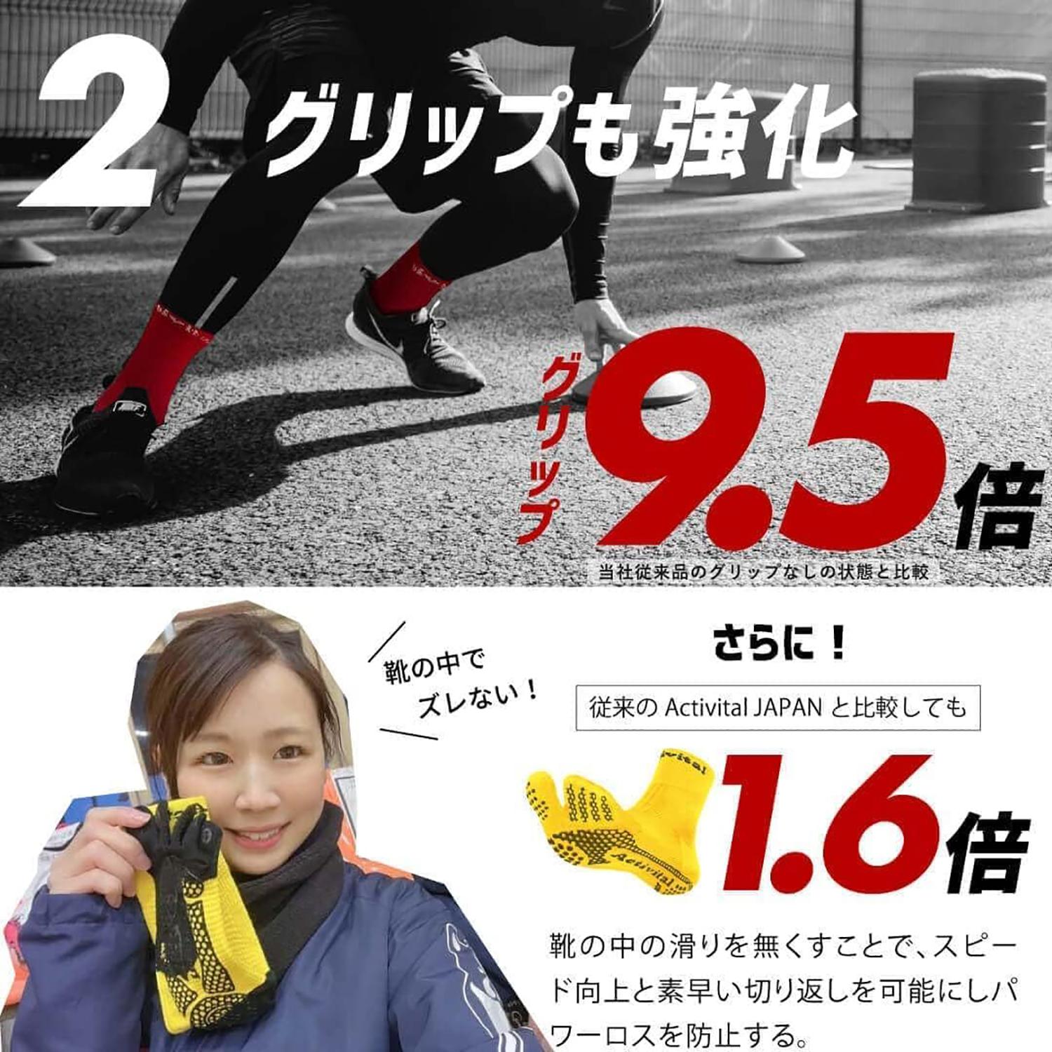 ランニング 5本指サポ―ト 【Activital】 アクティバイタル Activital