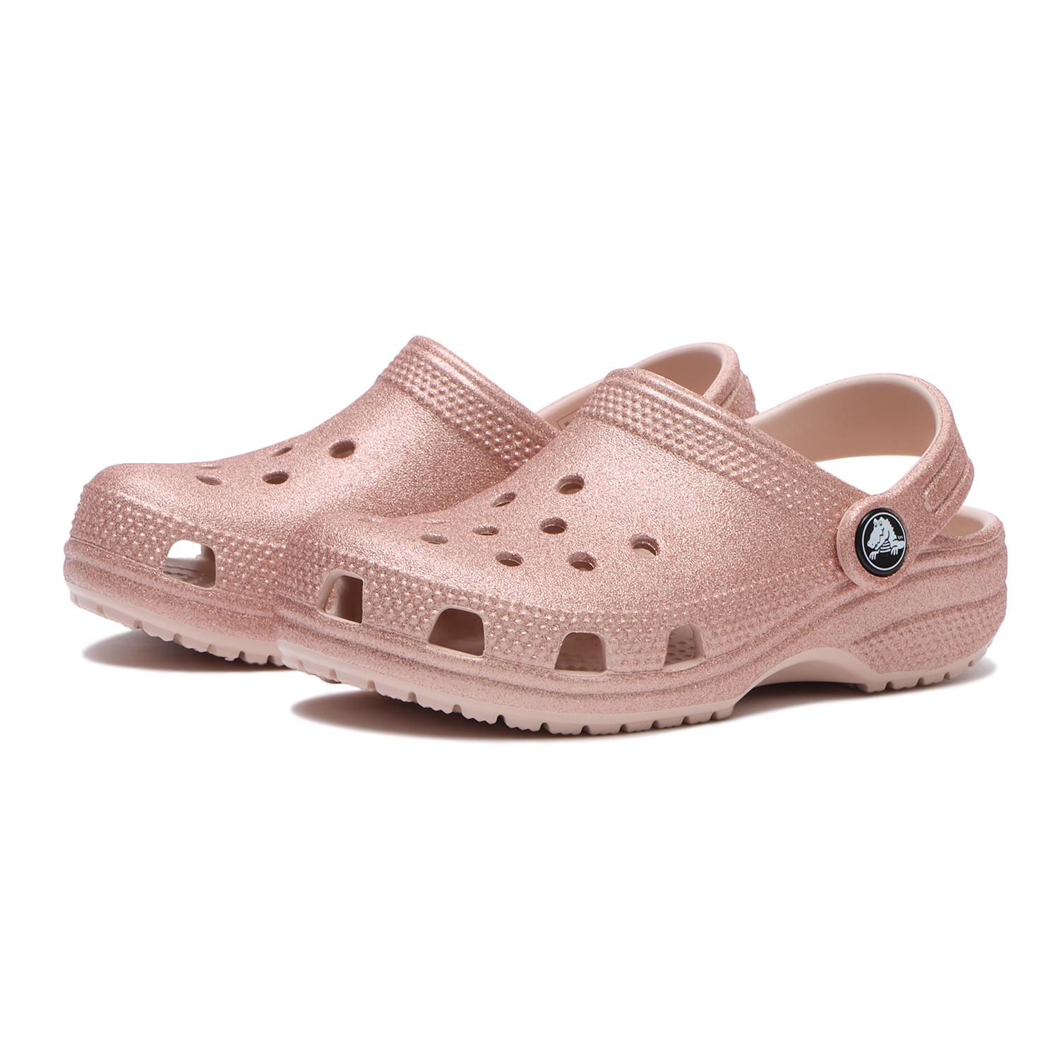 キッズ 【crocs】 クロックス 18-21 CLASSIC GLITTER CLOG K