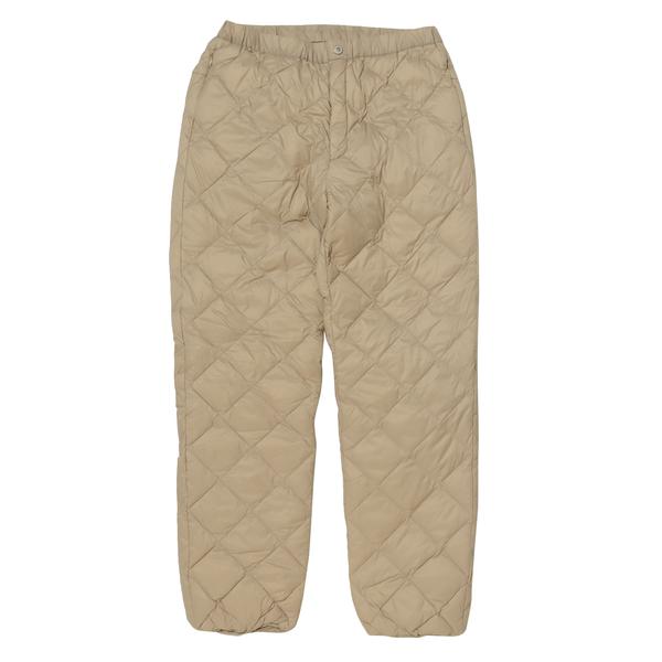 TAION シティー ダウンパンツ ベージュ M