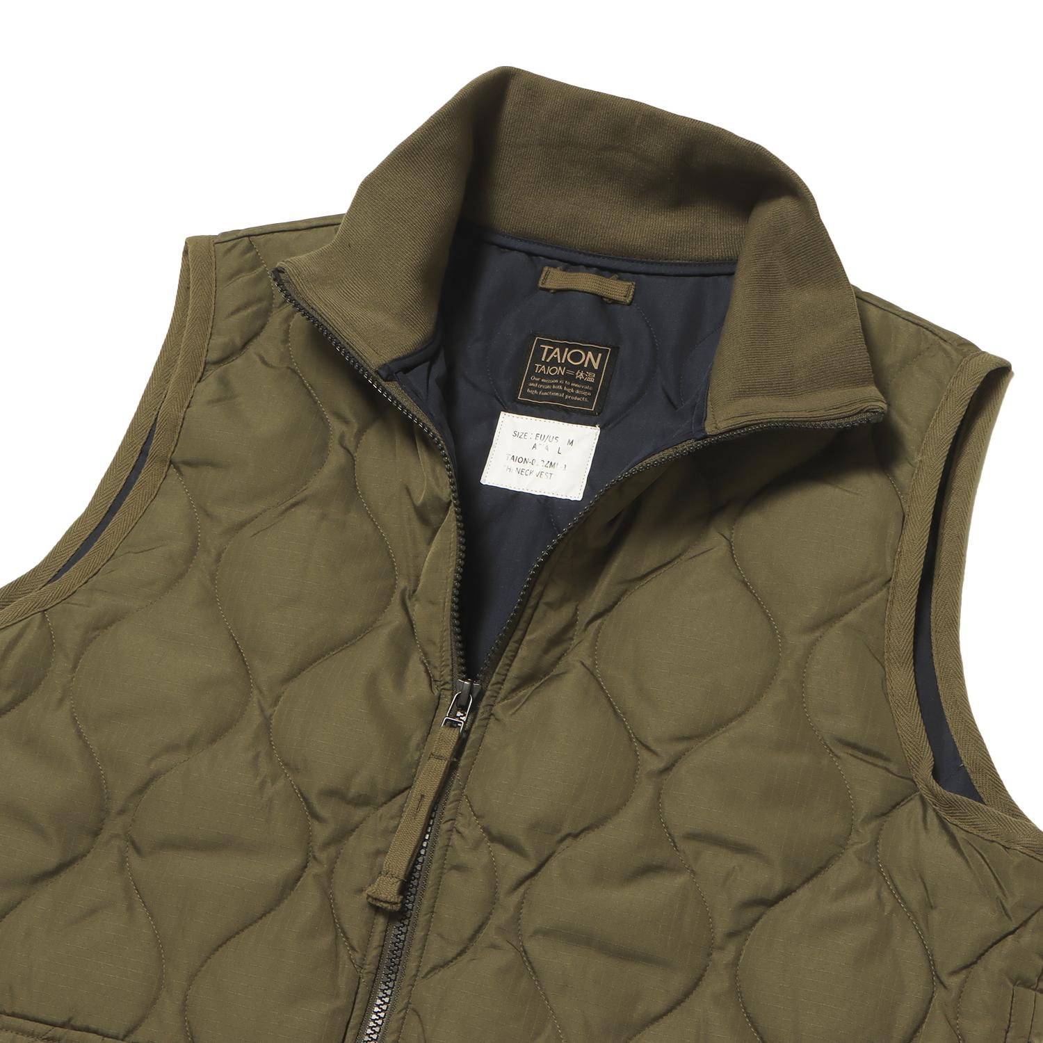  TAION MILITARY LIB NECK W-ZIP DOWN VEST画像4