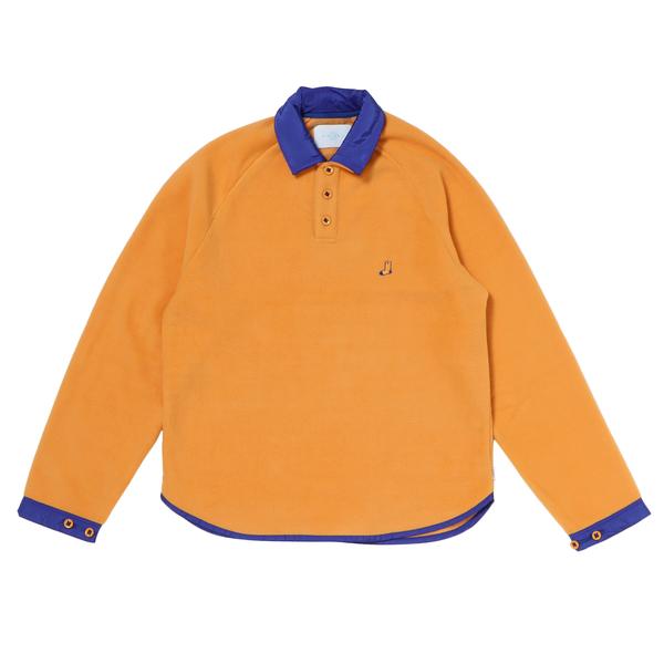 WHIMSY FLEECE RAGLAN POLO オレンジ M