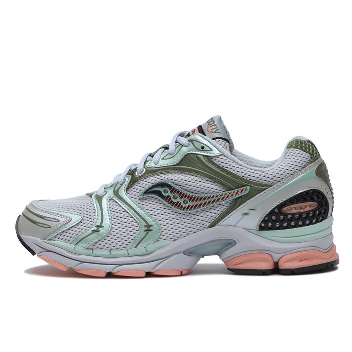 【送料無料】 【SAUCONY】 サッカニー PROGRID TRIUMPH 4 プログリッド トライアンフ 4 S70805-1 GREY/GREEN 7(25cm)