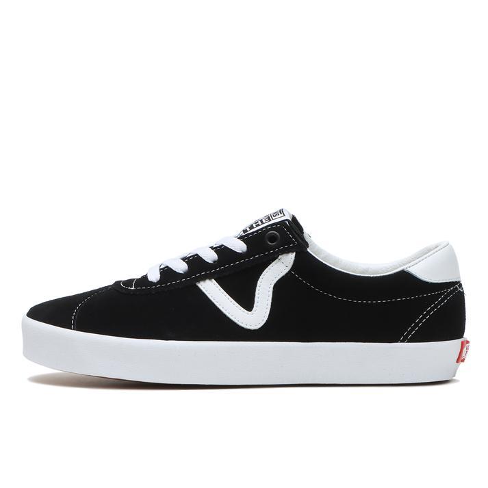 yz yVANSz @Y SPORT LOW X|[c[ VN000CQRBZW BLACK/WHITE 5H(23.5cm)