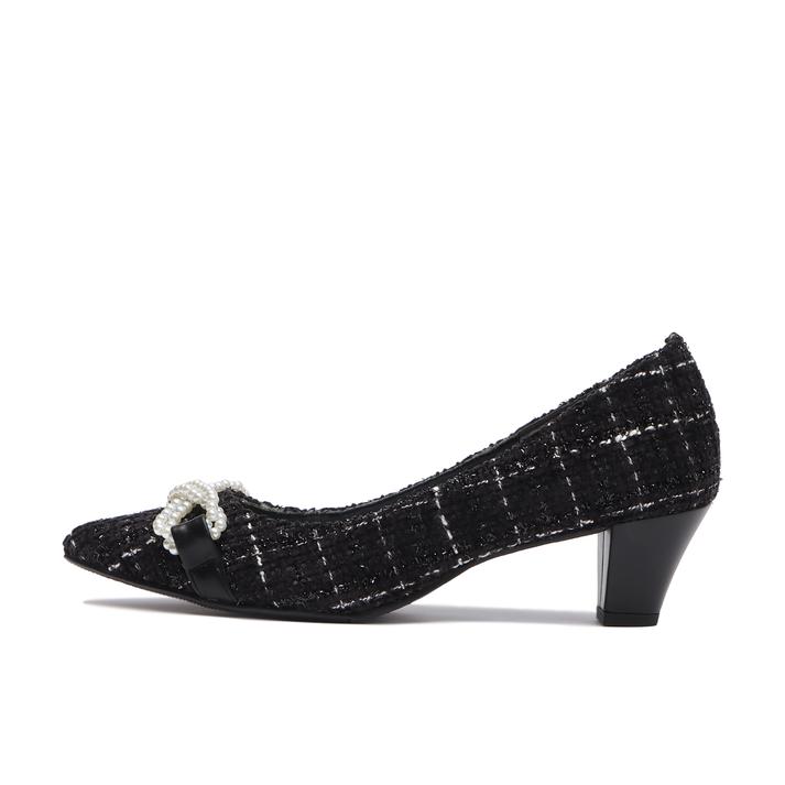 ���f�B�[�X �yJOLI ENCORE�z �W�����[�A���R�[�� PEARLBIT PUMPS5 �p�[���r�b�g�p���v�X5 JE-5908 BLACK 24cm