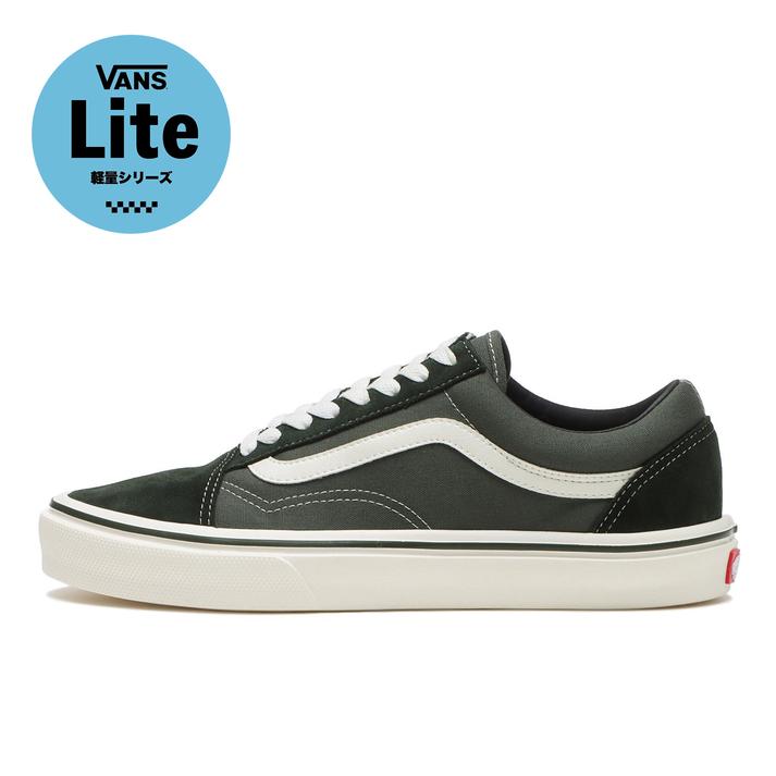 yz yVANSz @Y OLD SKOOL LITE I[hXN[Cg V36 LITE GREEN/WHISPER 12(30cm)