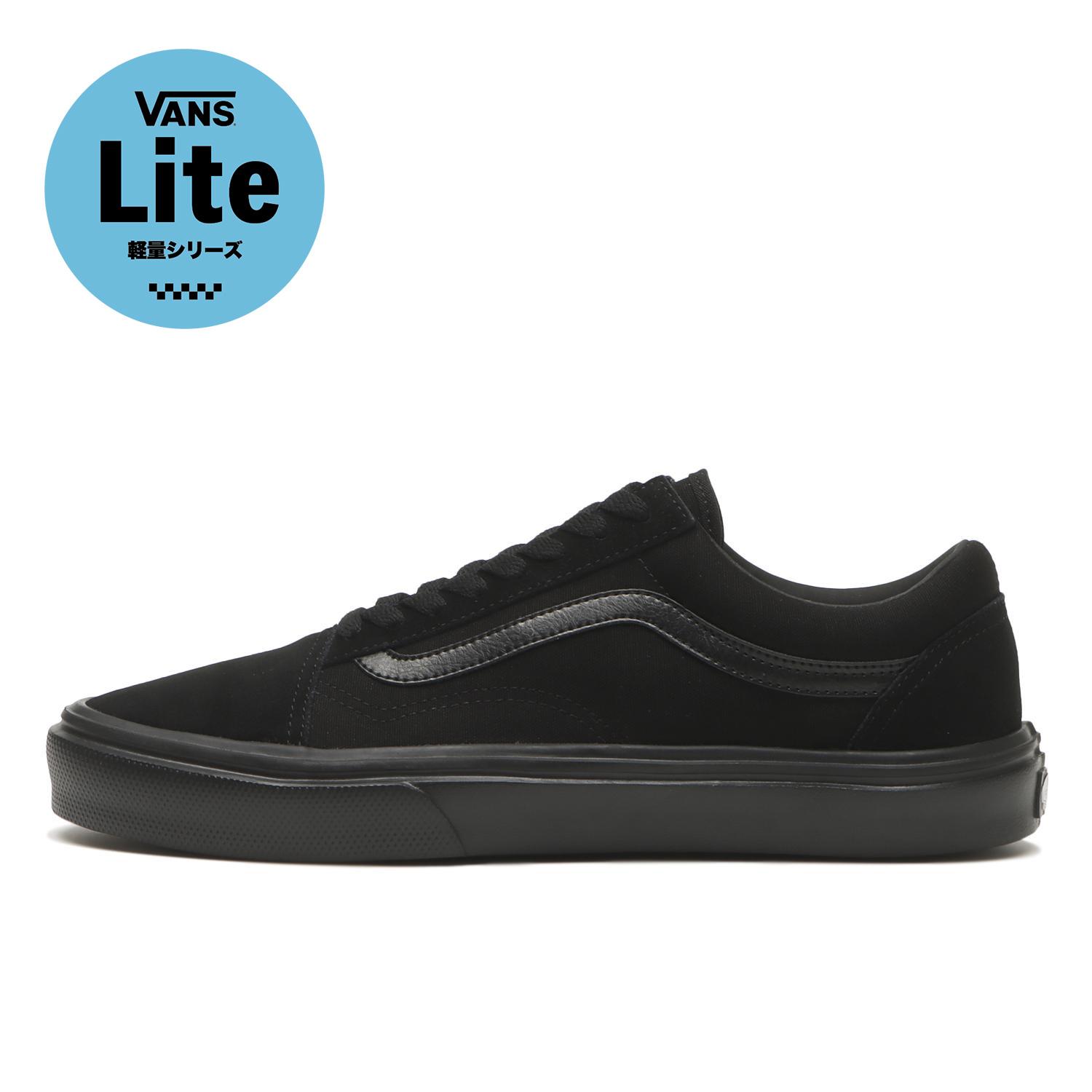 【VANS】 オールドスクール  軽量スニーカー(UNISEX) BLACK VANS Old Skool 36 DX 