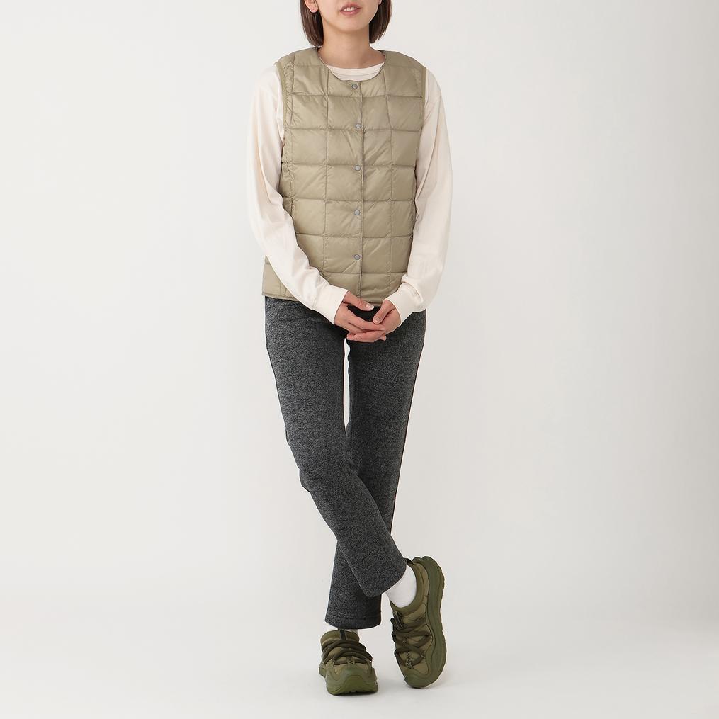  TAION TAION W's Crew Neck Button Down Vest画像2