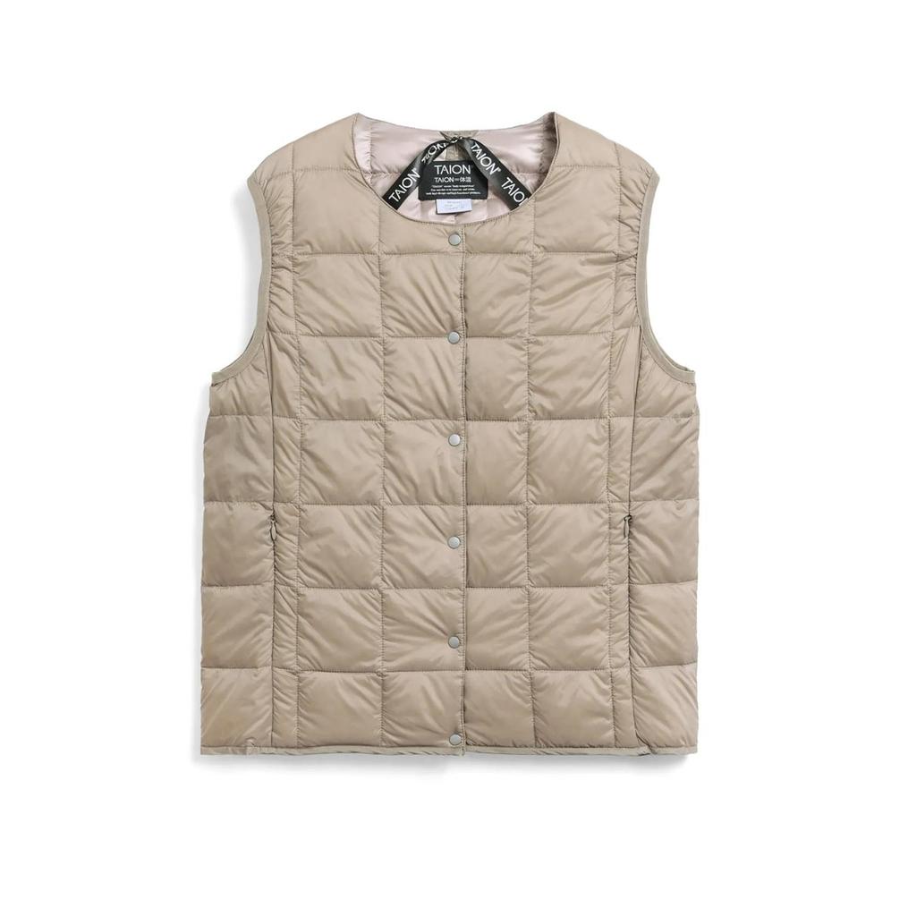  TAION TAION W's Crew Neck Button Down Vest画像6