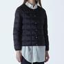  TAION TAION Basic Crew Neck Button Inner Down Jacket画像6