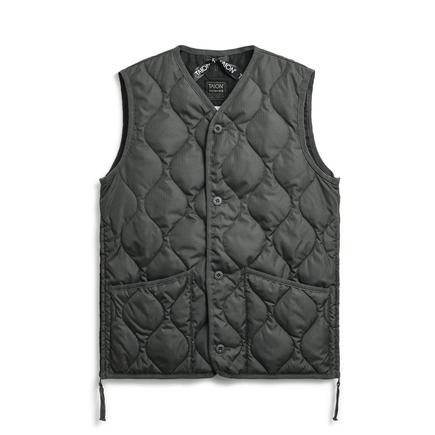 TAION ミリタリー Vネックボタンダウンベスト