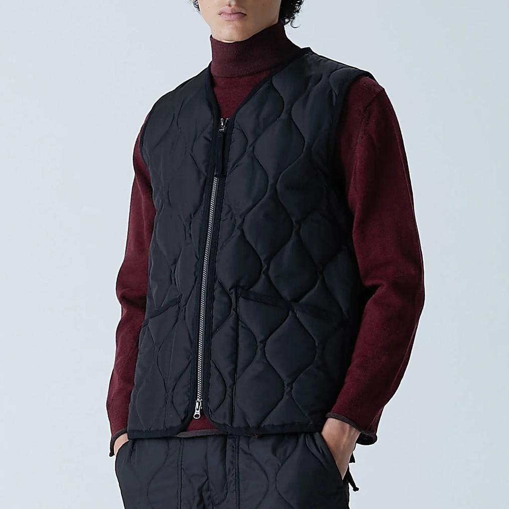  TAION TAION Military V-Neck Zip Down Vest画像2
