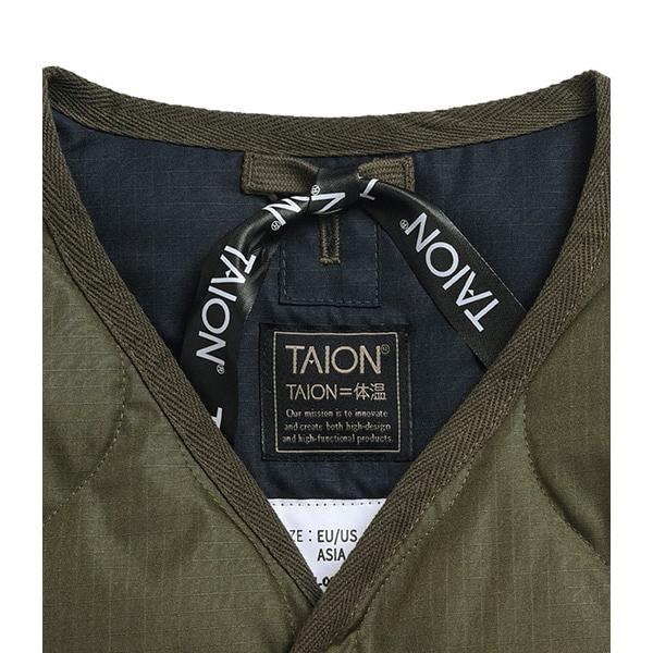  TAION 【オンライン限定価格】 Military V-Neck Zip Down Vest画像4