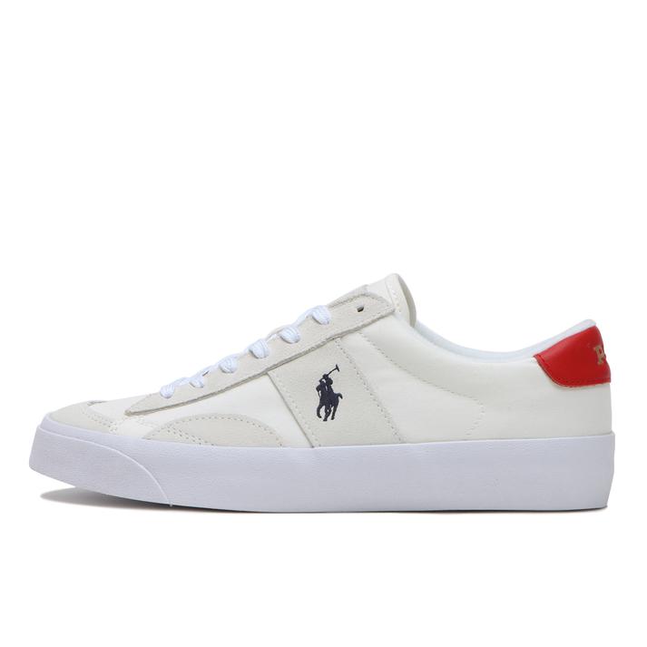 POLO R.LAUREN �Z�C���[ �X�|�[�c WHITE/RED/NAVY