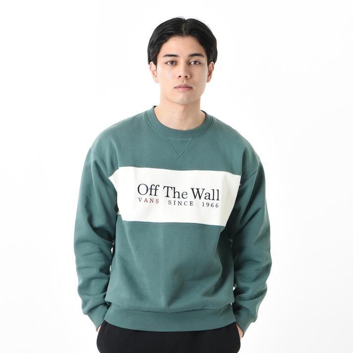 VANS �X�E�F�b�g�N���[ GREEN