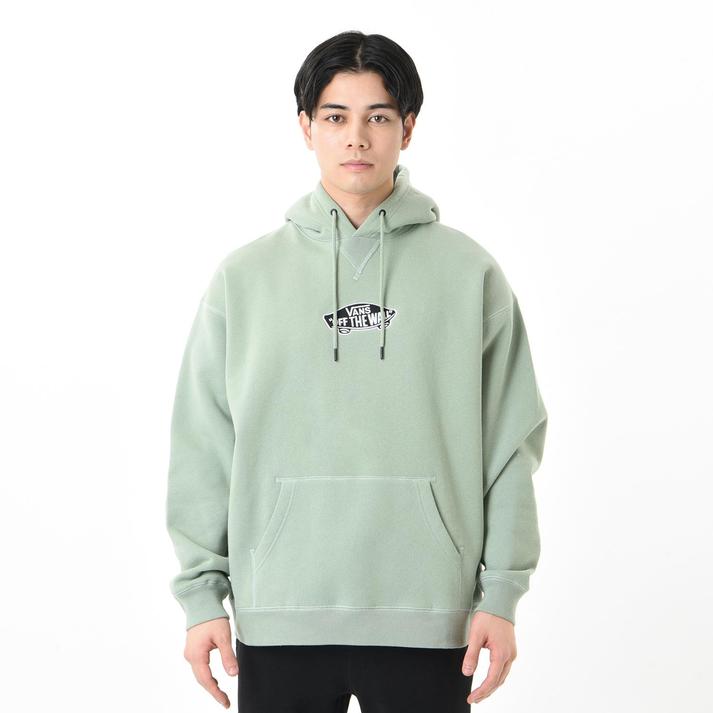 �yVANS�z ���@���Y M Athletic SK8 Logo H SWT �X�E�F�b�g�v���I�[�o�[ 124R1030100 ABC-MART���� GREEN M