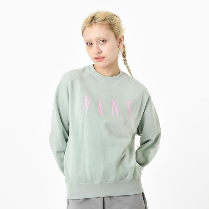 VANS �X�E�F�b�g�N���[ GREEN