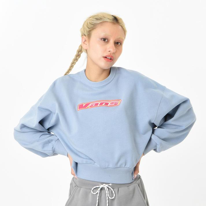 VANS �X�E�F�b�g�N���[ BLUE