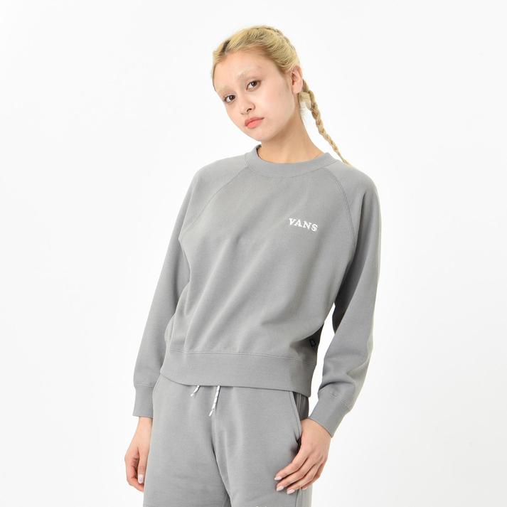 VANS �X�E�F�b�g�N���[ GRAY