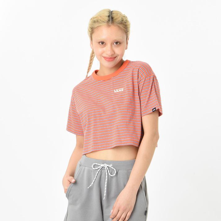 VANS �V���[�g�X���[�u RED