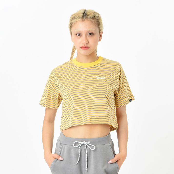 VANS �V���[�g�X���[�u YELLOW