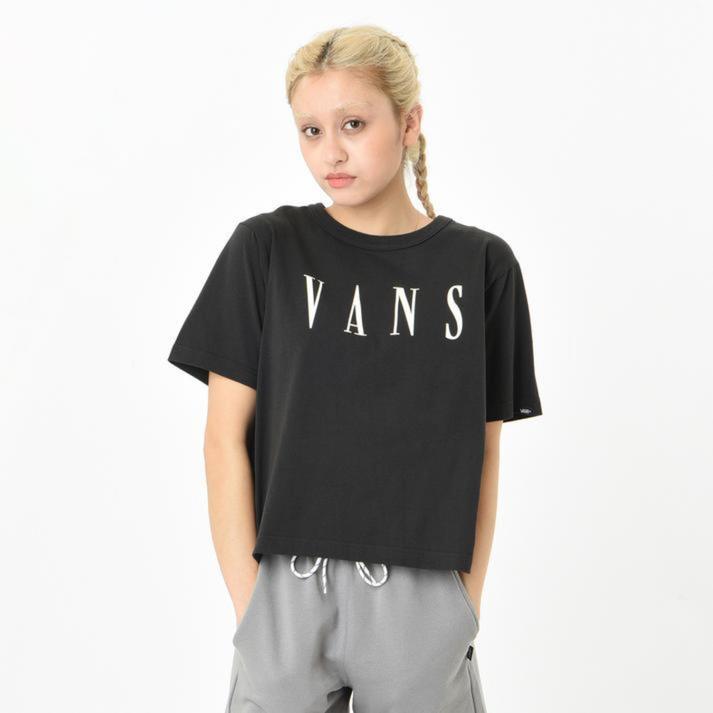 VANS �V���[�g�X���[�u BLACK