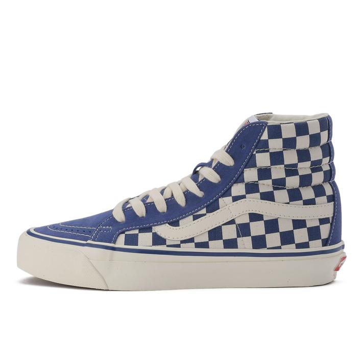 yz yCHKz yVANSz @Y SK8-HI REISSUE 38 XP[gnCCV[38 VN000CTBMBL CHECK M.BLUE 4(22cm)