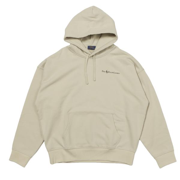 POLO RALPH LAUREN ヘビーウェイトスウェット フ―ディー グレー L