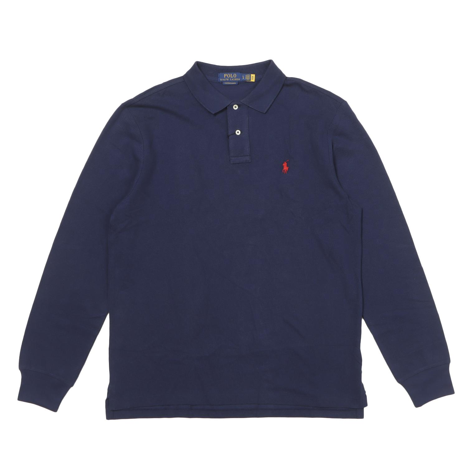  POLO RALPH LAUREN CUSTOM FIT LONG SLEEVE POLO画像1