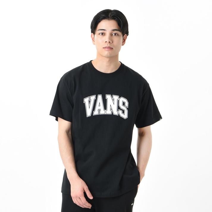 VANS �V���[�g�X���[�u BLACK