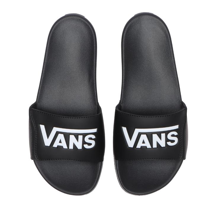 yVANSz @Y OVERS SLIDE I[o[Y XCh V7350 BLACK/WHITE 9(27cm)