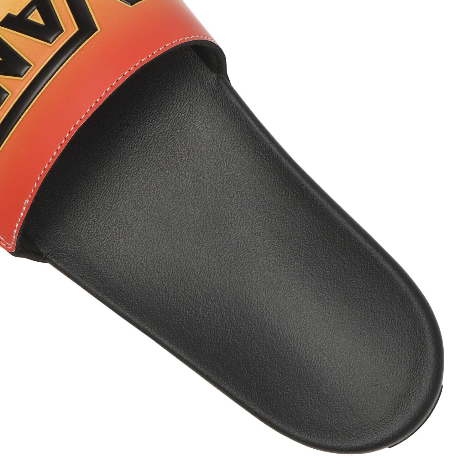 国内配送 VANS OVERS SLIDE BLACK/ORANGE VANS】 ヴァンズ OVERS SLIDE オーバーズ スライド V7350 BLACK