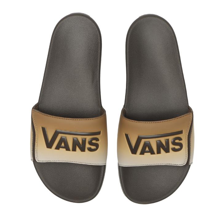 yVANSz @Y OVERS SLIDE I[o[Y XCh V7350 SAND/BROWN 10(28cm)