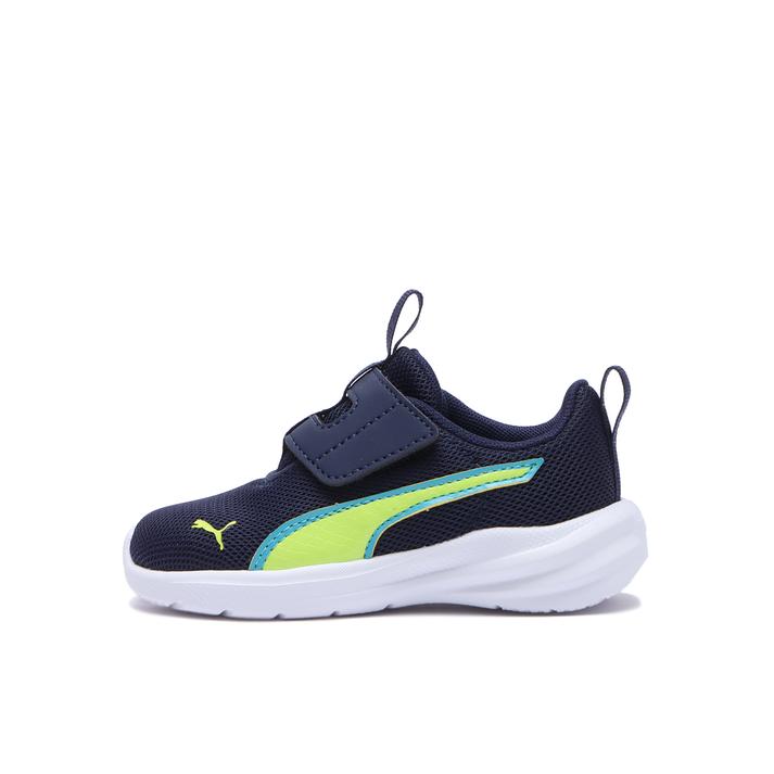 xr[ yPUMAz v[} 12-16 RICKIE RUNNER NU INF bL[ i[ NU Ct@g 397539 ABC-MART *01NAVY/LIME.P 12cm