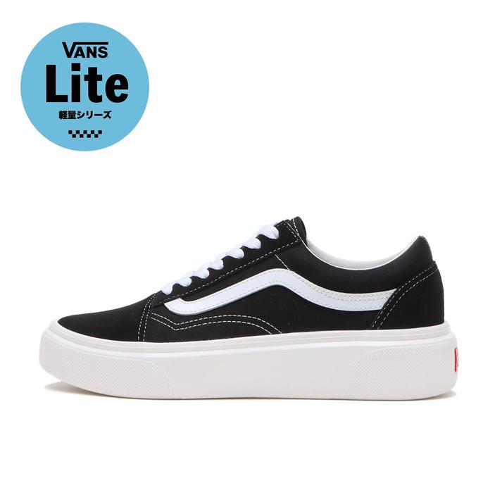 �yVANS�z ���@���Y OLD SKOOL HOVER �I�[���h�X�N�[�� �z�o�[ V36 HOVER BLACK/WHITE 5H(23.5cm)