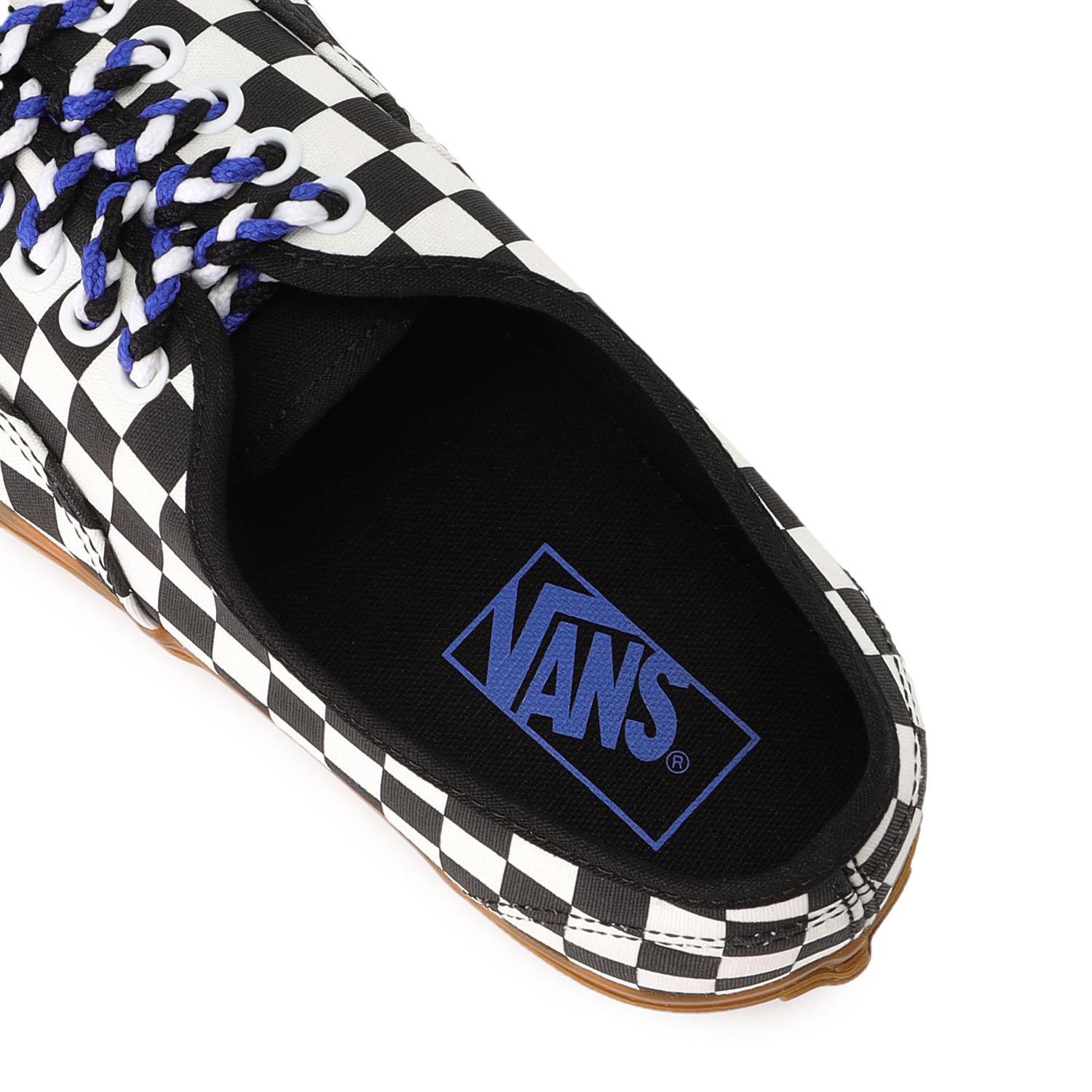 [VANS] スニーカー オーセンティック チェッカーボード ブラック VANS CHECKERBOARD/GUM BLOCK AUTHENTIC “Black” (バンズ