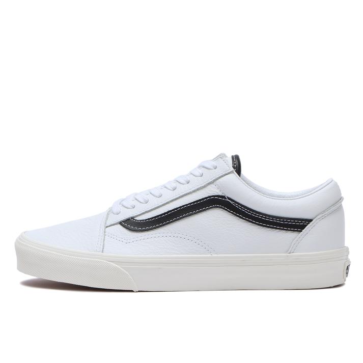 yz yVANSz @Y OLD SKOOL I[hXN[ VN0007NTYB2 LEATHER WHT/BLK 7(25cm)