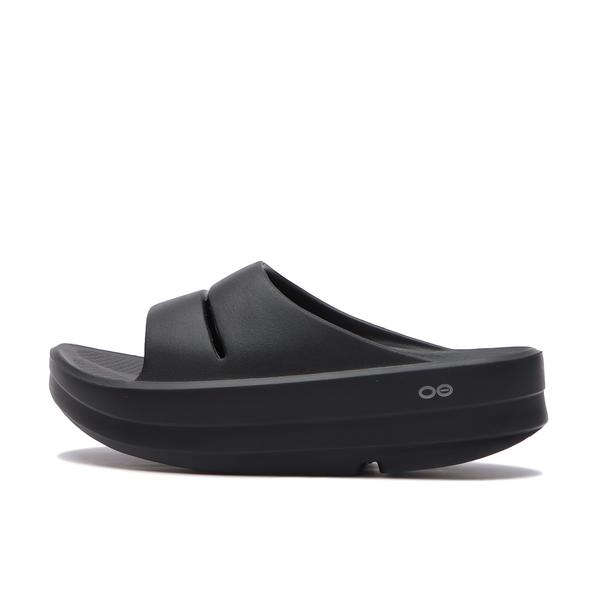 OOFOS ウーメガ ウーアー ブラック 22cm