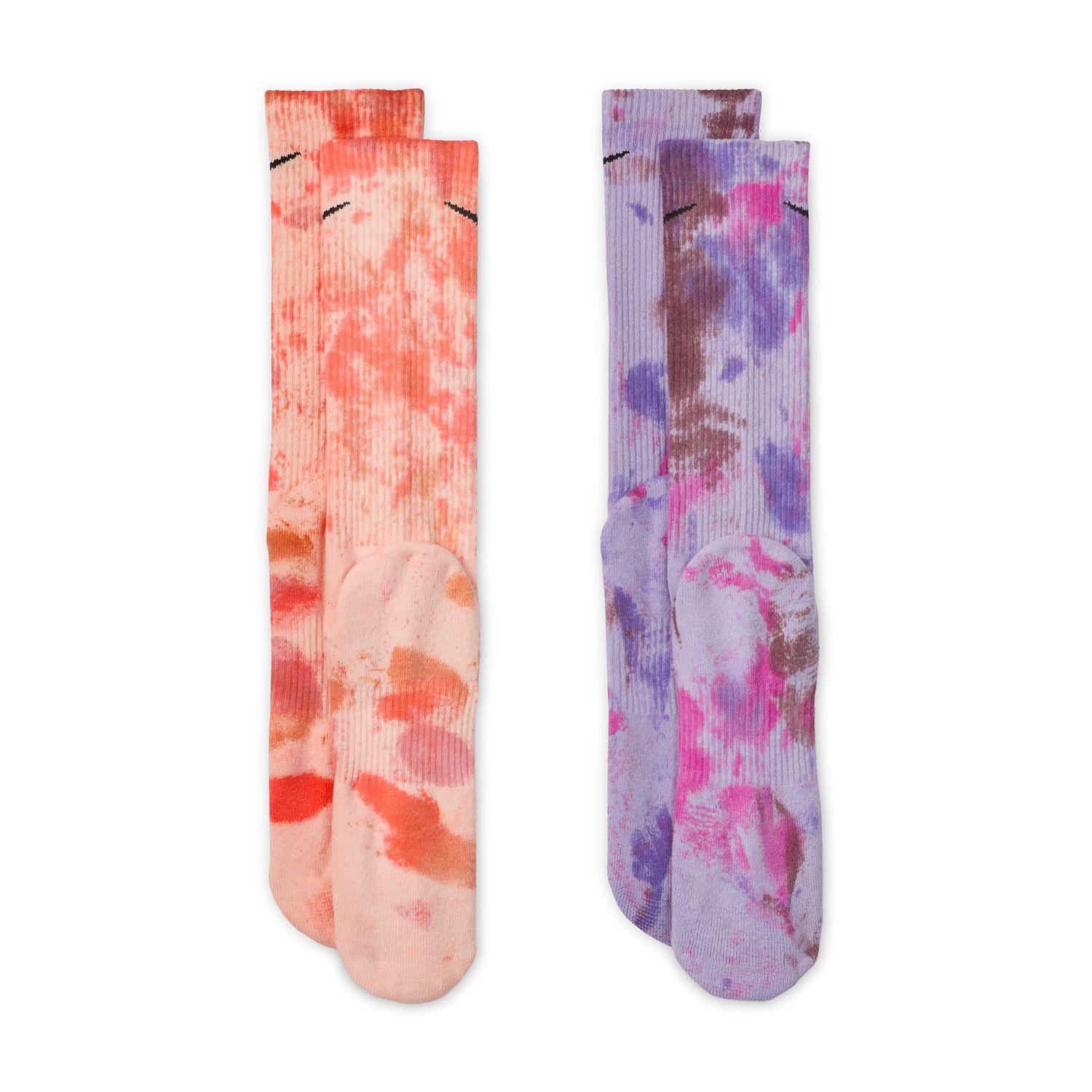 NIKE】 ナイキ U 2P TIE DYE SOCKS ソックス FJ0747 907SPNK/PPL