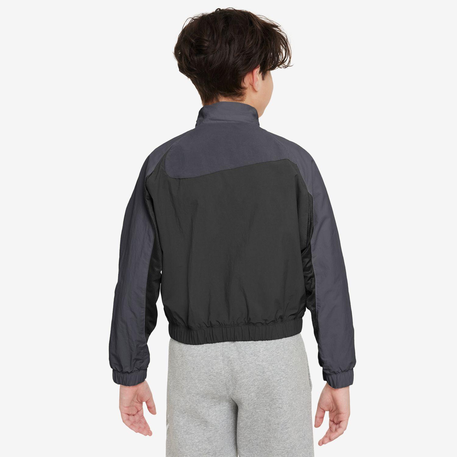 カナダ購入スポーティカジュアルセット 快適コットンレギンス&NIKEアウター $110 Nike Windrunner Jacket GX Black / White AJ2974-010