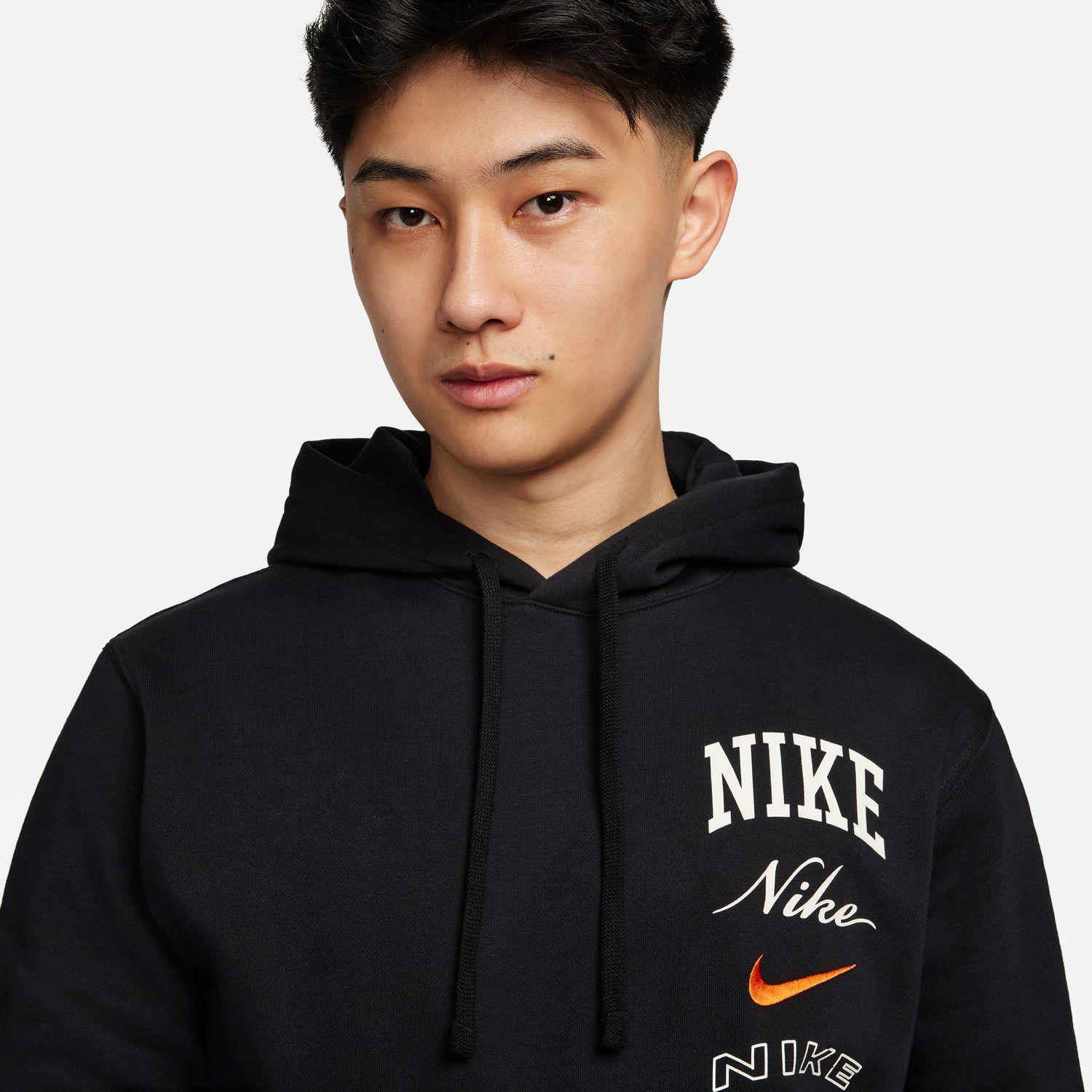 NIKE】 ナイキ M CLUB BB STACK PO スウェット FN2635 010BLACK/SFTYO