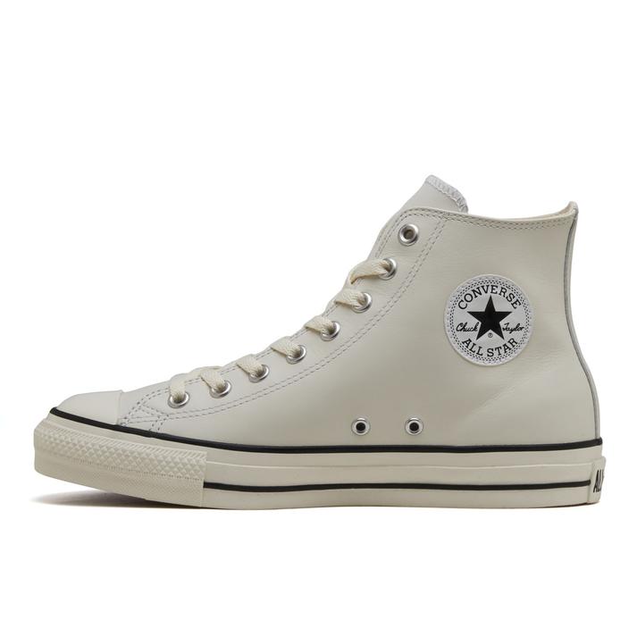 yz yCONVERSEz Ro[X LEATHER AS (R) HI U[ I[X^[ (R) HI 31311310 WHITE 4H(23.5cm)