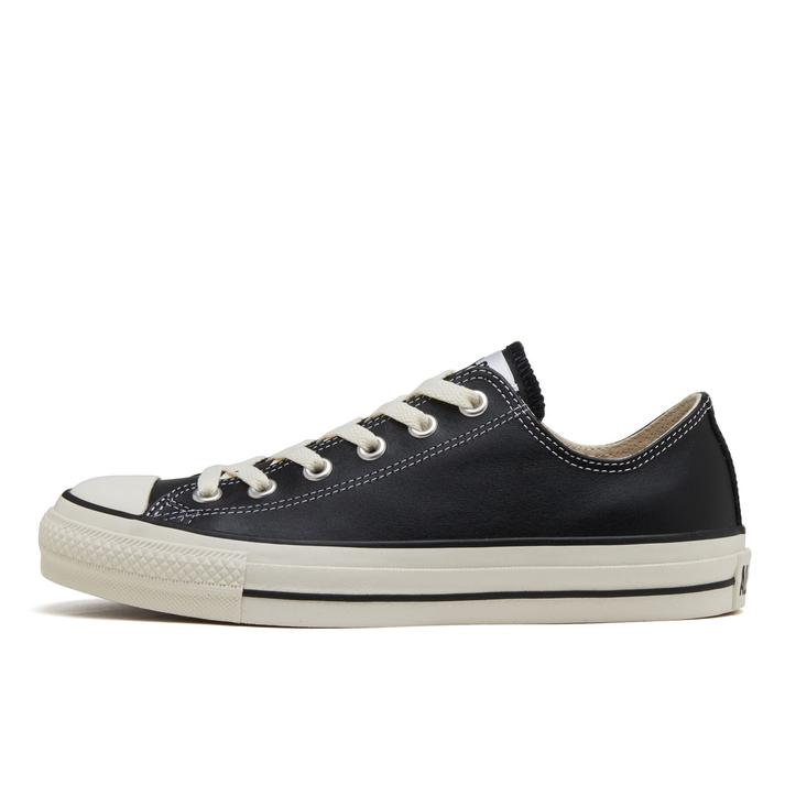 yz yCONVERSEz Ro[X LEATHER AS (R) OX U[ I[X^[ (R) OX 31311321 BLACK 5(24cm)