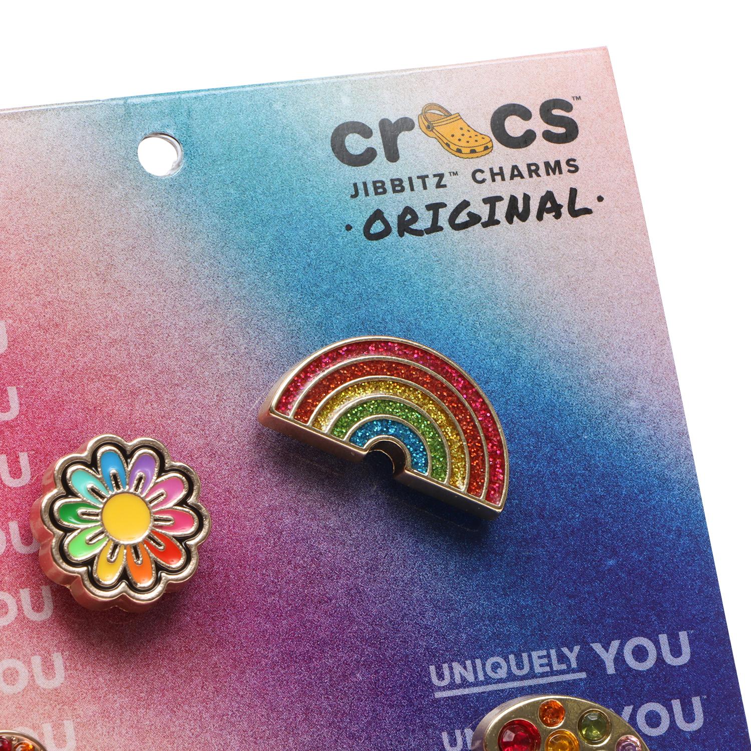 レディース 福袋 (セール) -ファッション通販 crocs】 クロックス レインボー PACK 5 FESTIVAL ELVTD RAINBOW 靴