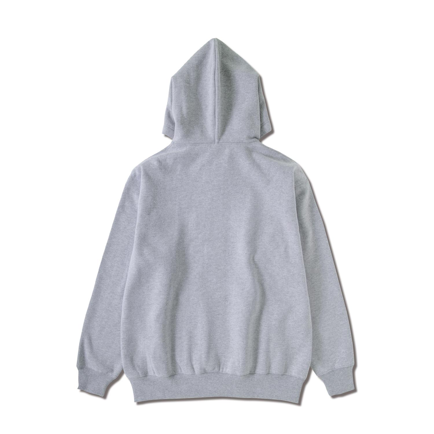 AKTR LOGO SWEAT PULLOVER HOODIE L グレー AKTR】 アクター LOGO SWEAT PULLOVER HOODIE スウェット 223-018010